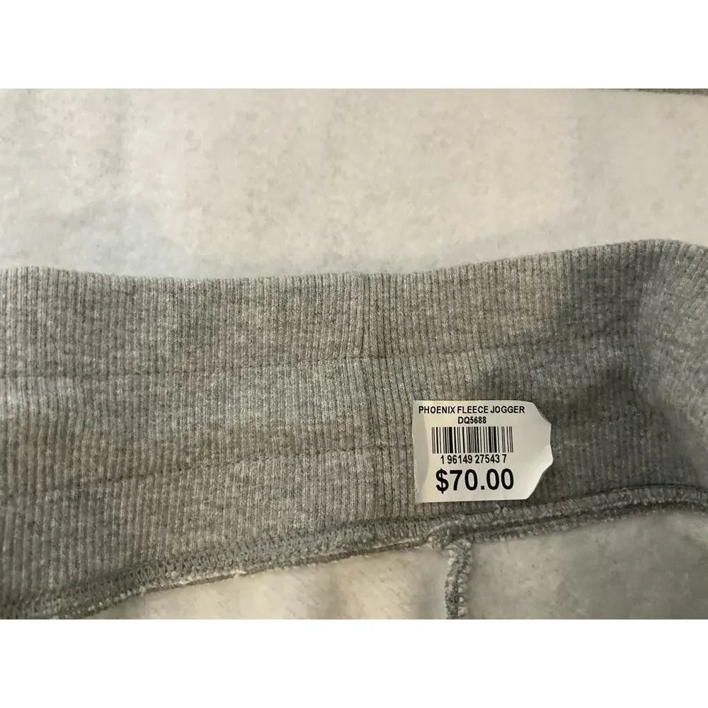 Nike Phoenix Fleece Pull On Jogger Oversize Pants Women Size XL Grey Stretch - Picture 5 of 9